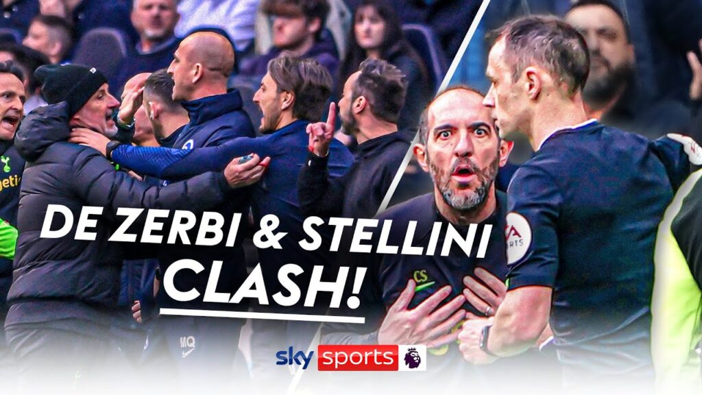 Roberto De Zerbi & Cristian Stellini get HEATED on the sidelines! 😡