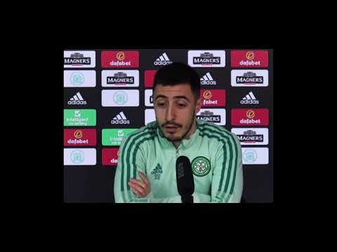 4Tims at the Pre Match Presser - Tony speaks to Josip Juranovic before the Glasgow Derby 🇭🇷