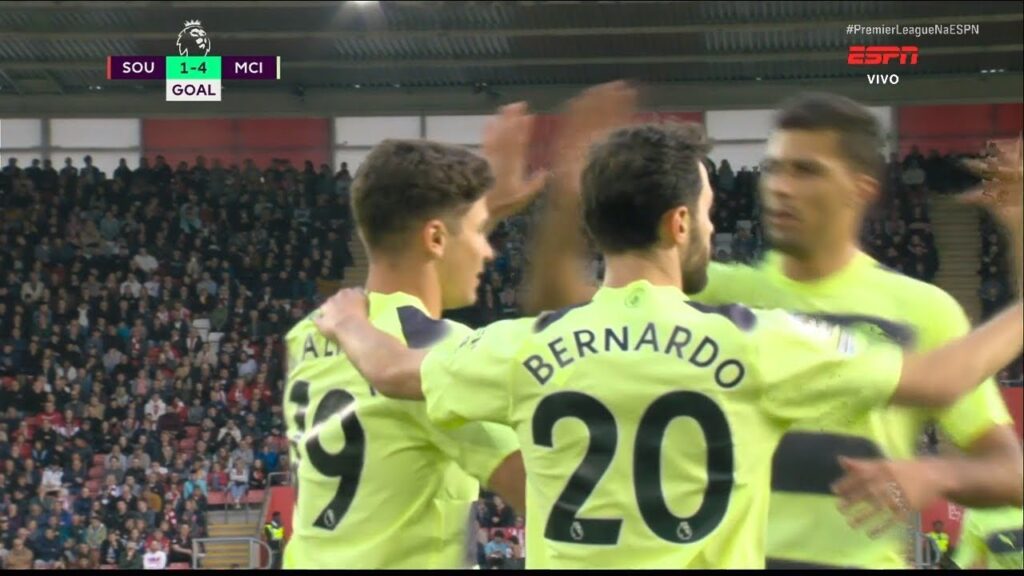Julián Álvarez PENALTY GOAL | Southampton vs Manchester City 1-4 | Highlights | Premier League 22/23