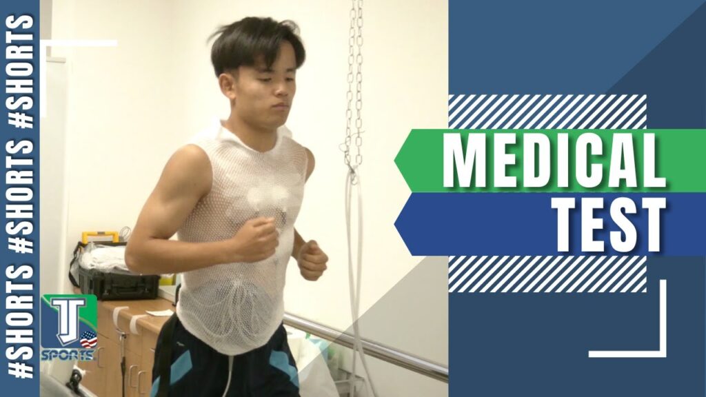 The Japanese Takefusa Kubo does MEDICAL TESTS with Real Sociedad #Shorts