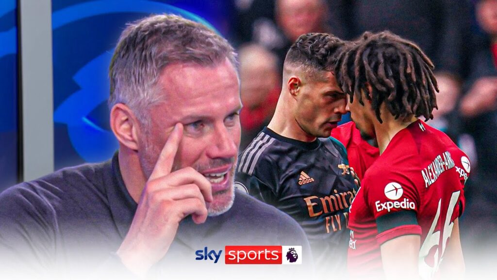 "What are you DOING?! Absolutely IDIOTIC from Xhaka!" | Jamie Carragher furious with Granit Xhaka