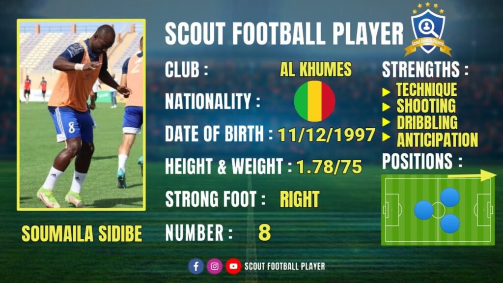SOUMAILA SIDIBE 🔵 MIDFIELDER 🔵 AL KHUMES 🔵 BEST OF 2022 HD