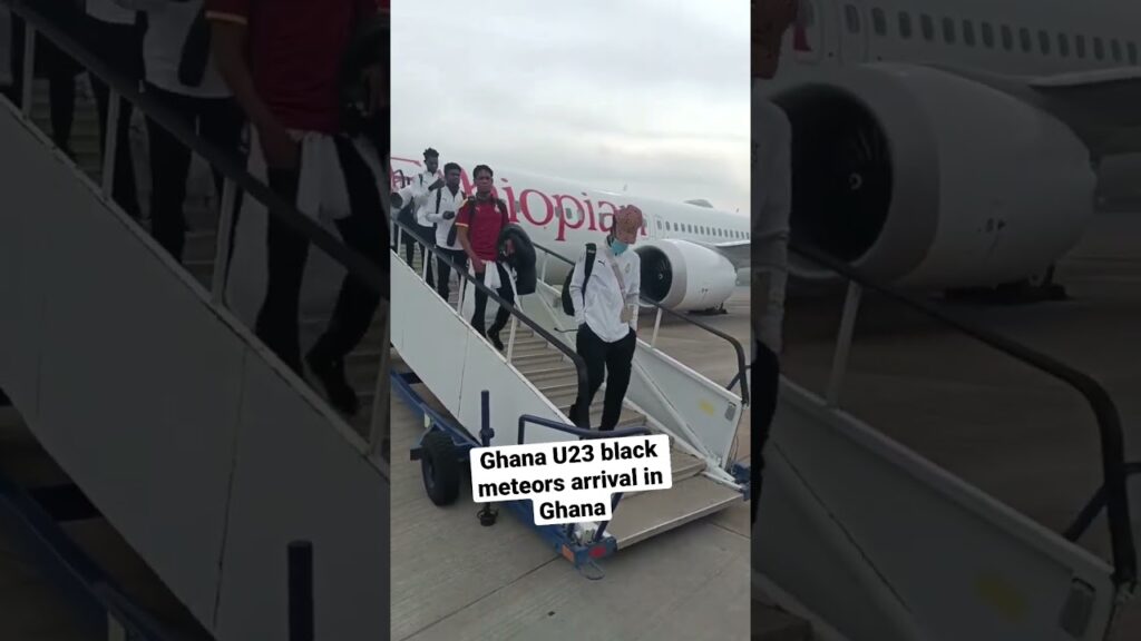 How Fatawu Issahaku, Ernest Nuamah, Danland Ibrahim& Black meteors arrived in Ghana #shorts