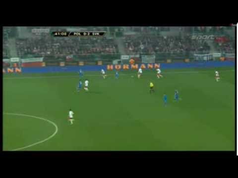 Błąd Artura Jędrzejczyka Polska 0:2 Słowacja