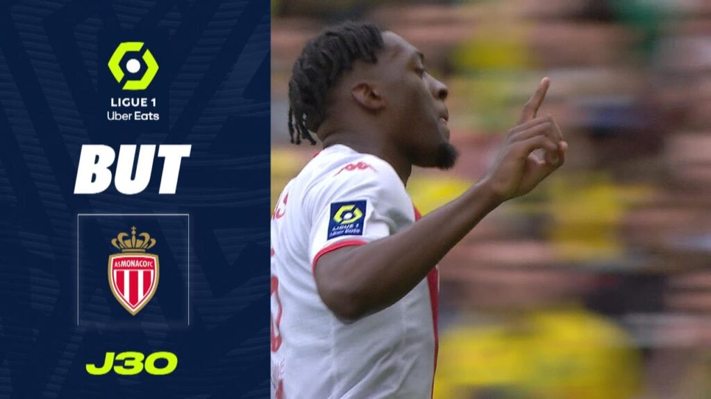 But Axel DISASI (21' - ASM) FC NANTES - AS MONACO (2-2) 22/23
