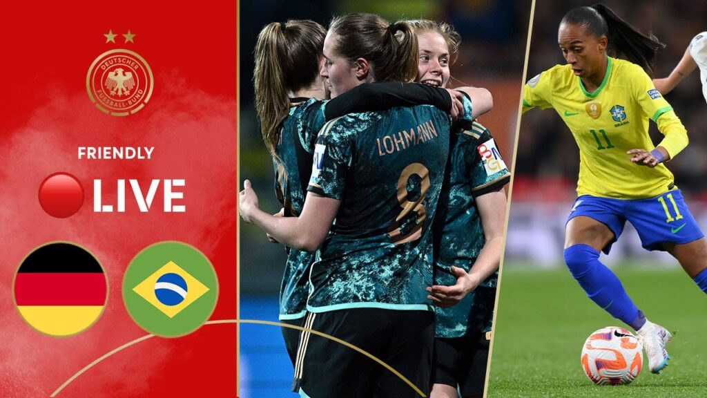 LIVE 🔴 Germany vs. Brazil | Full Game | Women's Friendly