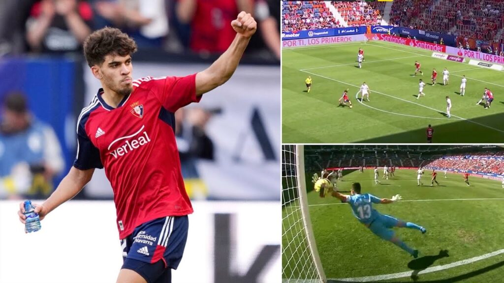 Abde Ezzalzouli scores STUNNING winning goal for Osasuna vs Elche!