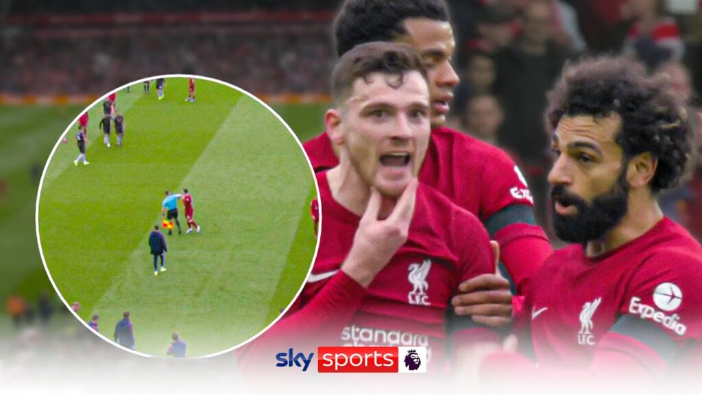 Shocking incident between assistant referee & Andy Robertson analysed 😳 Shocking incident between assistant referee & Andy Robertson analysed 😳