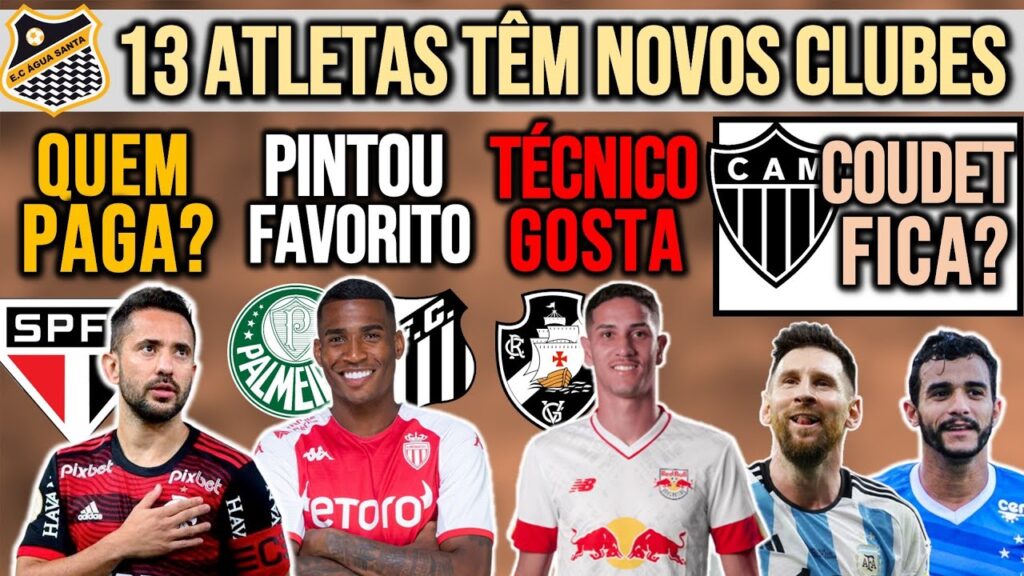 EVERTON RIBEIRO NO SP? JEAN LUCAS VAI PRO... R9 CONTRATA 9; MEIA NO VASCO? COUDET, MESSI, ÁGUA STA +