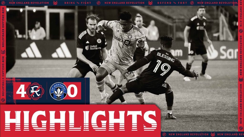 Highlights | Four different goal scorers guide Revs to 4-0 win over CF Montréal