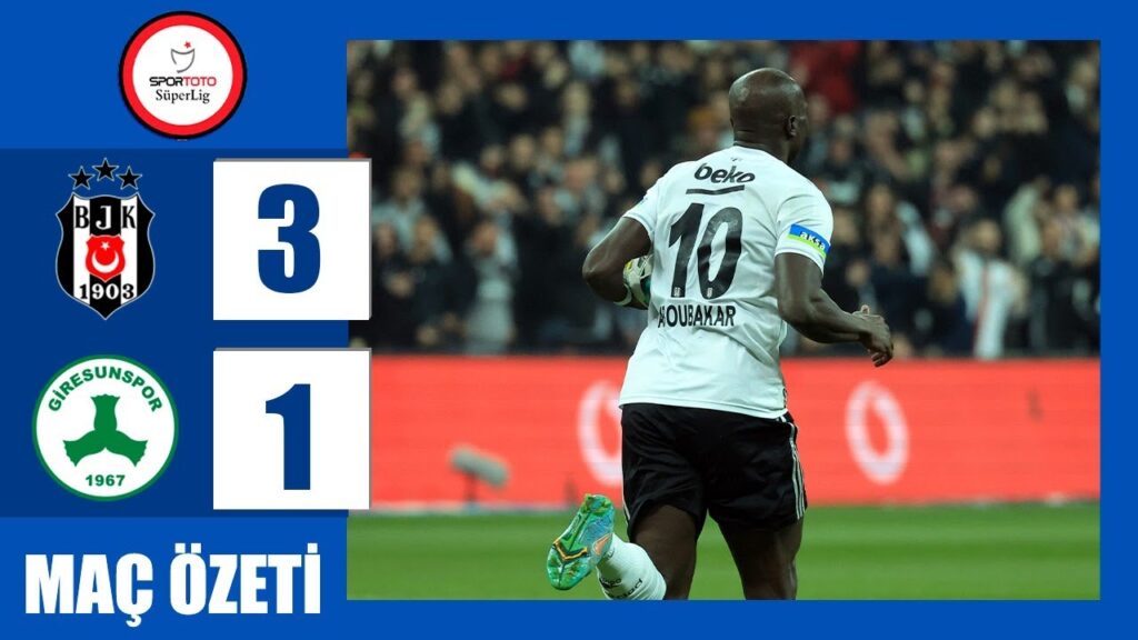 Vincent Aboubakar'ın Golü | Beşiktaş - Giresunspor 3-1 MAÇ ÖZETI | Süper Lig 2023