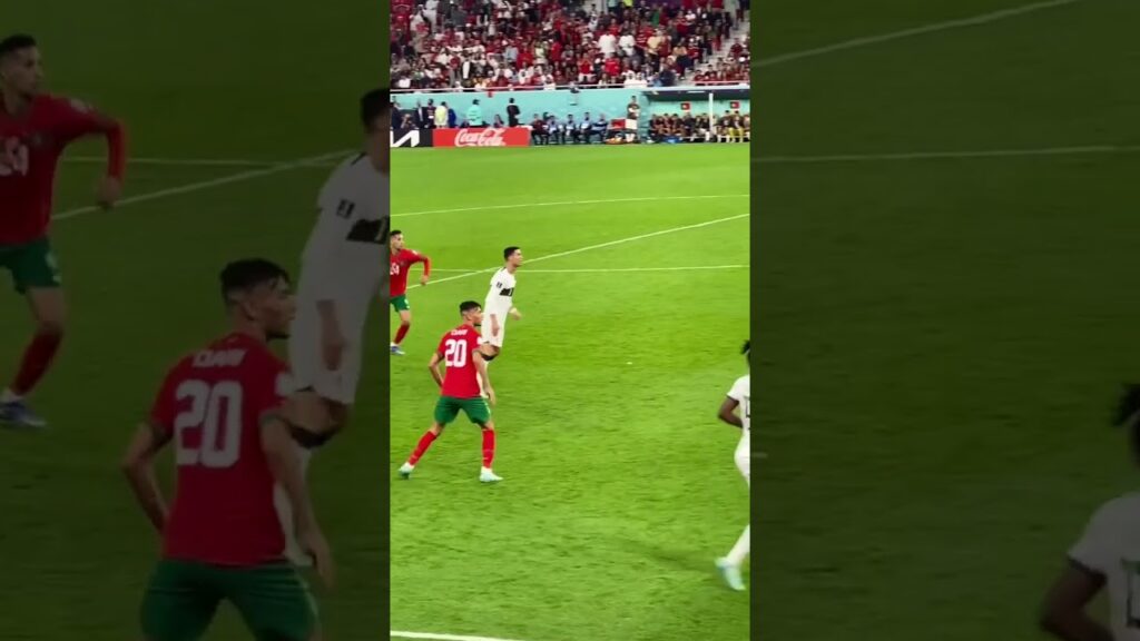 Morocco vs Portugal (Cristiano Ronaldo vs Sofyan Amrabat and Badr Benoun) (FIFA World Cup)