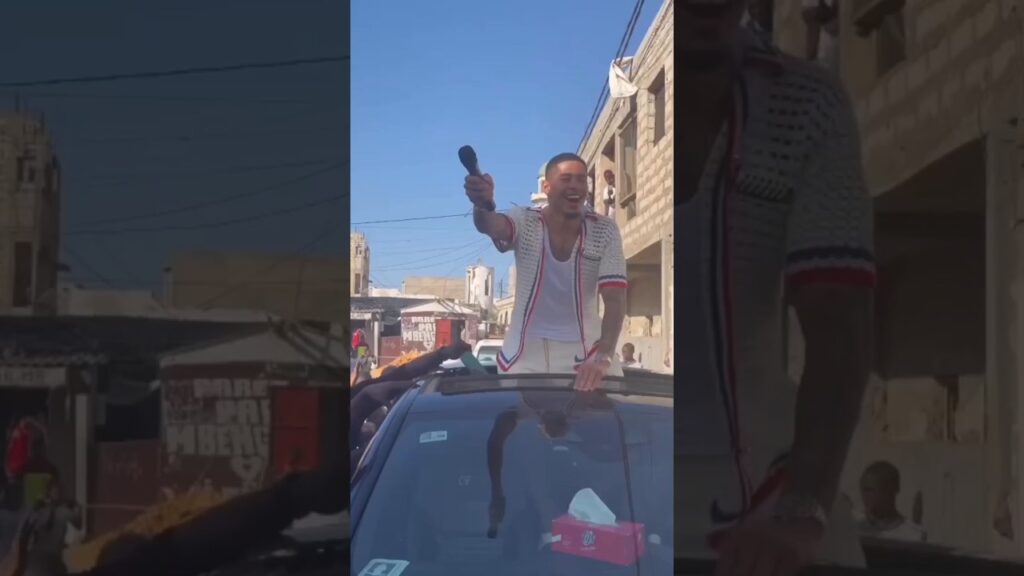 Seny Dieng très content d'être parmi les siens.