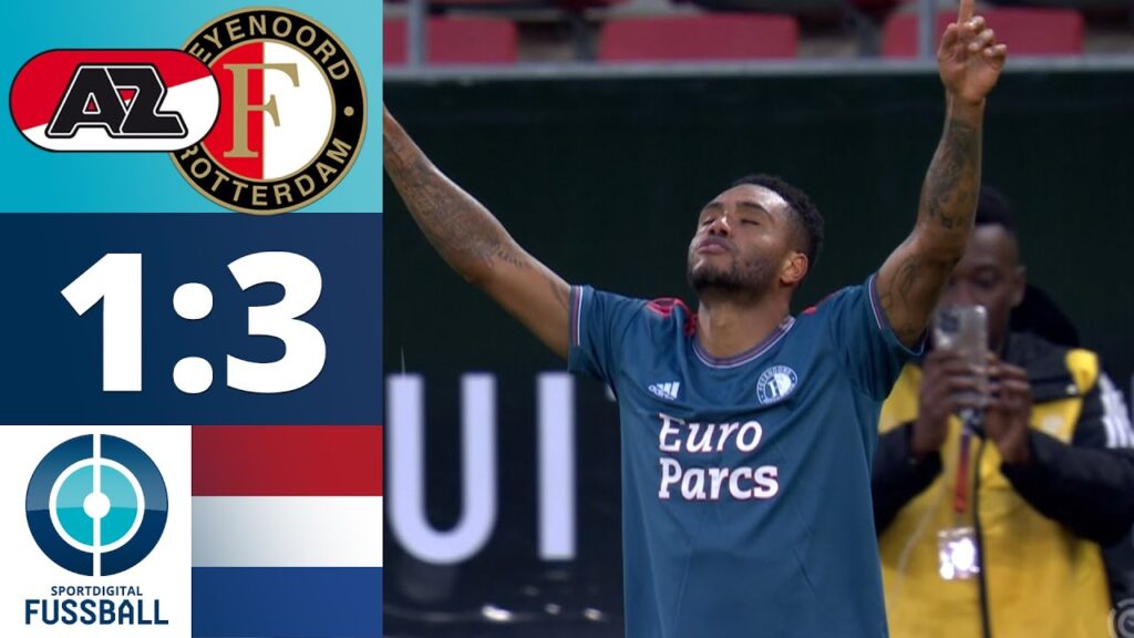 Danilo-Traumtor! - Feyenoord gewinnt Topspiel nach Rückstand | AZ Alkmaar - Feyenoord Rotterdam