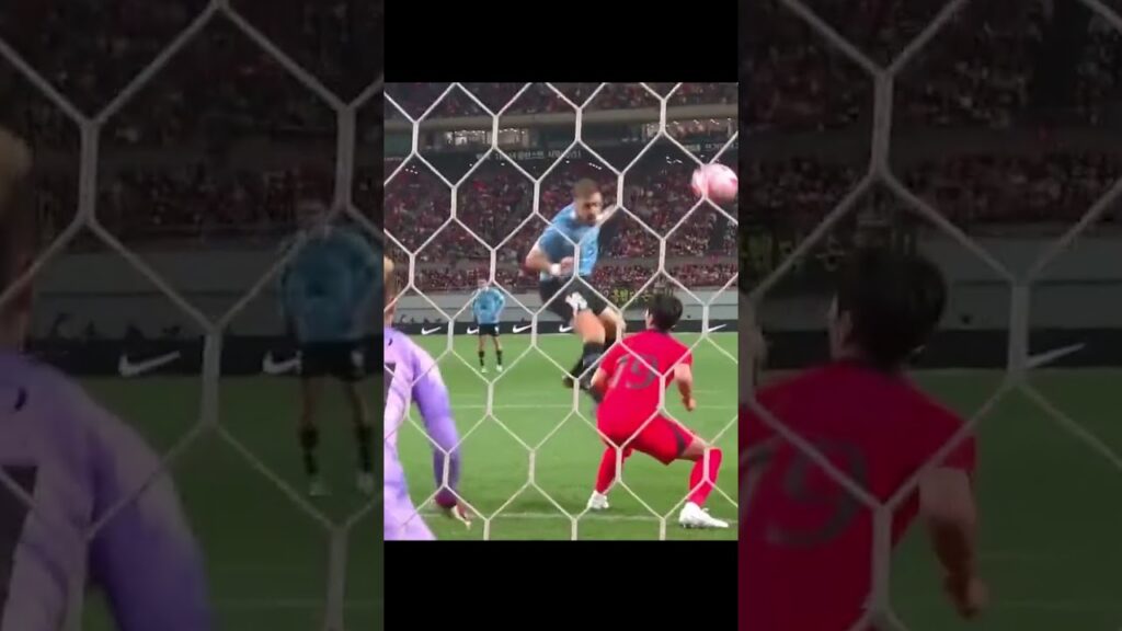 GOL SEBASTIÁN COATES URUGUAY VS COREA 28-3-2023