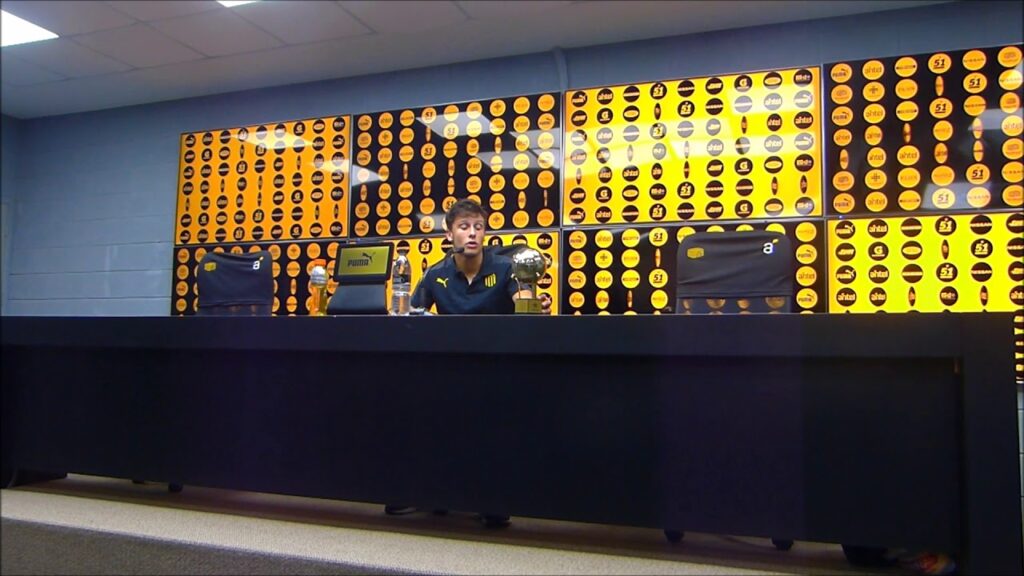 Agustín Canobbio en Conferencia de Prensa luego del triunfo ante Rampla