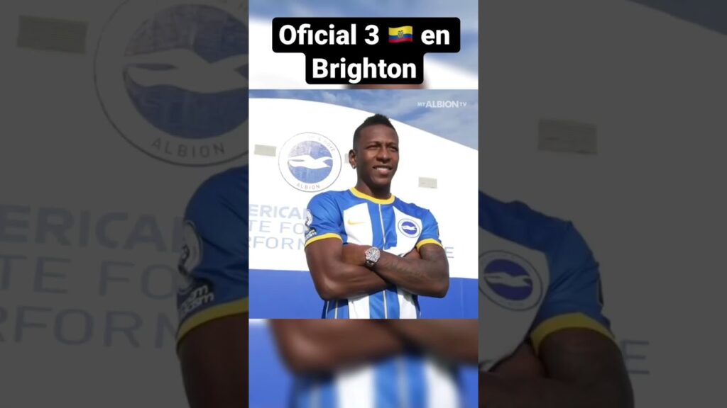 Presentación OFICIAL de PERVIS ESTUPIÑÁN en Brighton compañero de Moisés Caicedo y Jeremy Sarmiento