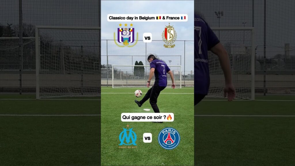 It’s CLASSICO DAY 🇫🇷🇧🇪 who win ? #anderlecht #standard #marseille #psg #football