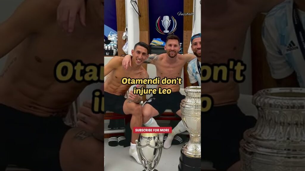 Aguero ⚠️ Warns Otamendi #aguero #otamendi #lionelmessi #psg #benfica #footballshorts