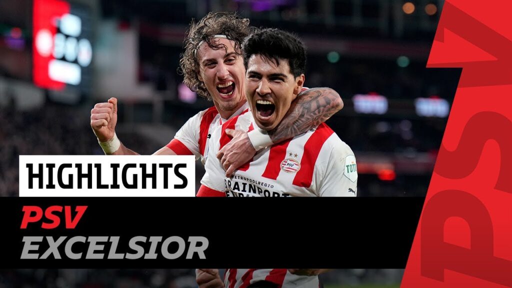 Highlights PSV - Excelsior | Luuk, Xavi, Fábio en Erick 🎯
