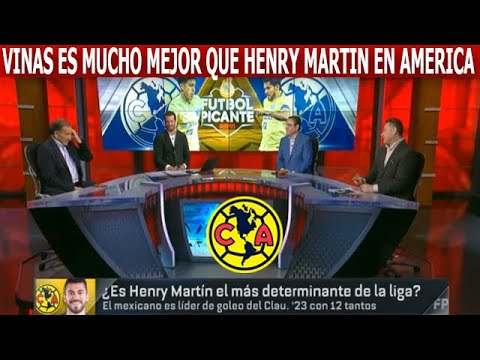 Increible Afirman que Viñas es MEJOR Que Henry Martin Lo Mandarian a la Banca del America