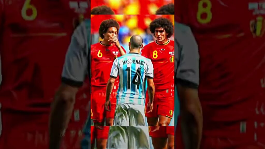 Witsel vs Mascherano😳 #argentina #belgium #shorts