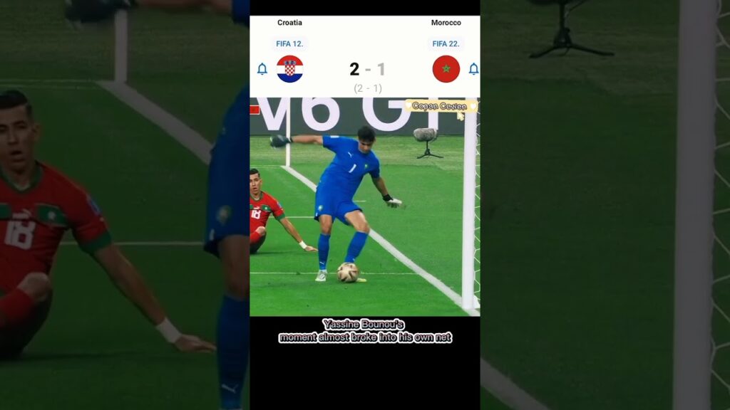 Yassine Bounou's moment almost broke into his own net