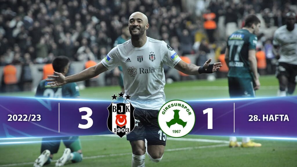 Beşiktaş (3-1) B. Giresunspor-Highlights/Özet | Spor Toto Süper Lig - 2022/23