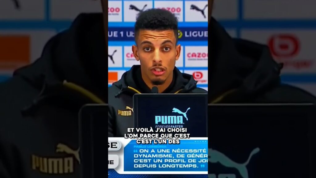 Azzedine Ounahi sur son recrutement à l'OM