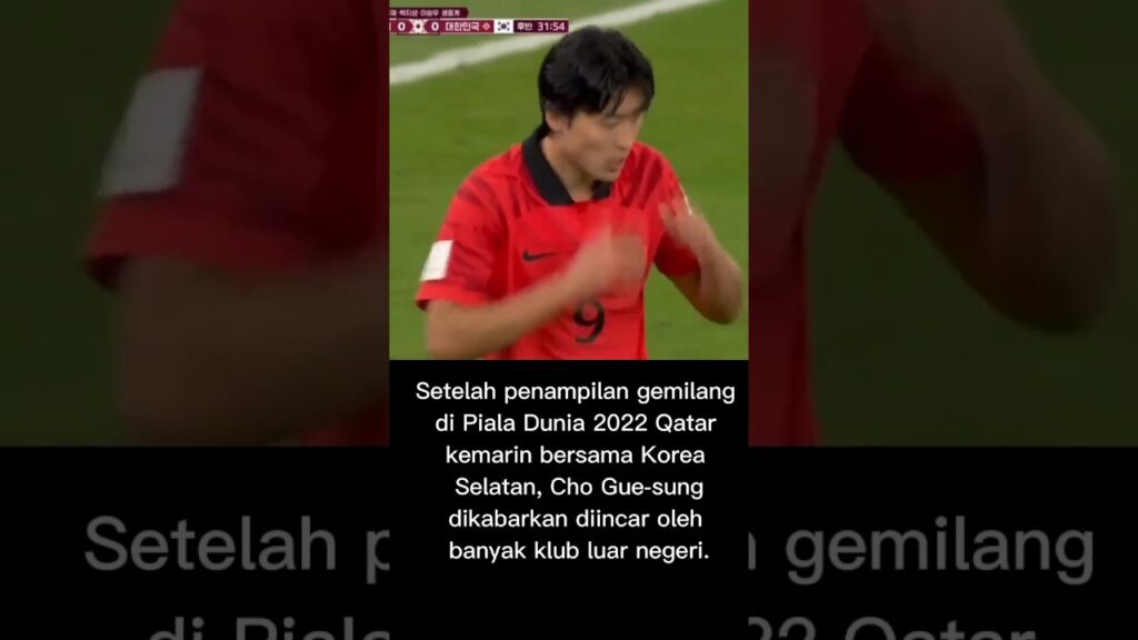 Cho Gue-sung diburu banyak klub Eropa!! #shorts #worldcup2022