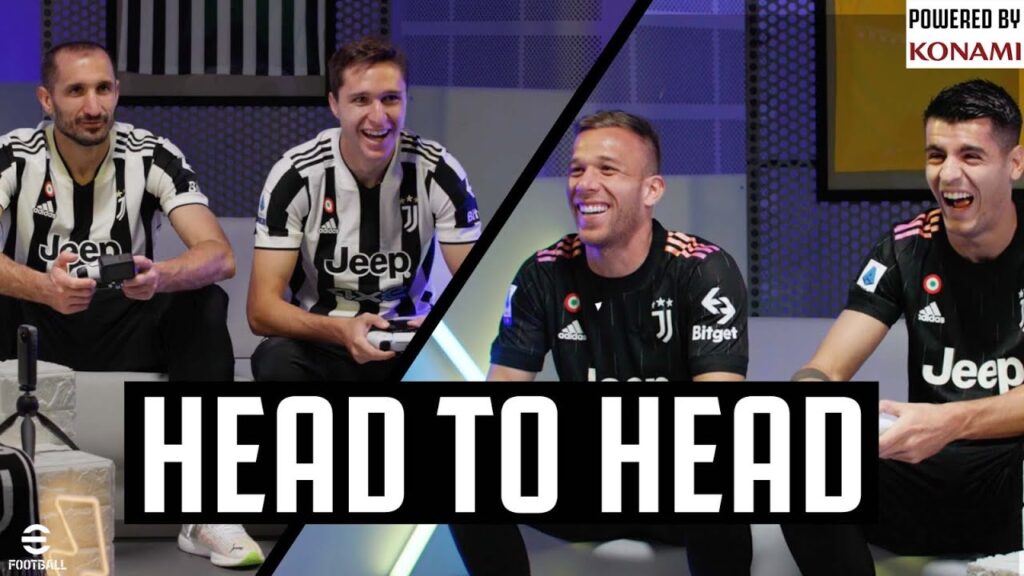 Chiesa & Chiellini take on Arthur & Morata in eFootball! | Powered By Konami