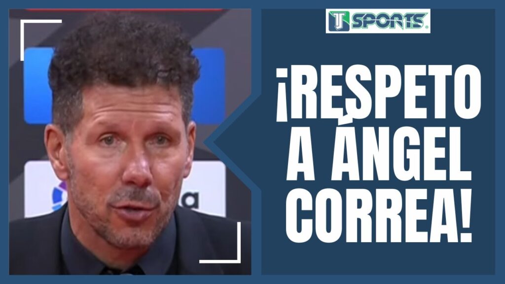 Diego Simeone AGRADECE a la Afición de Vallecas por el RESPETO hacia Ángel Correa