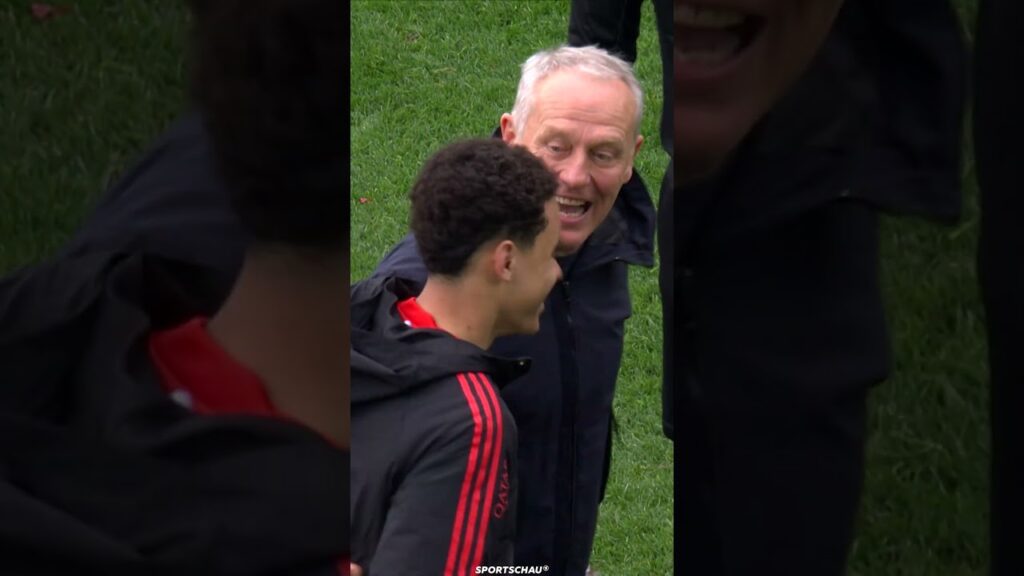 Streich + Musiala = wieder Buddies 🤝☺️ | Sportschau #shorts