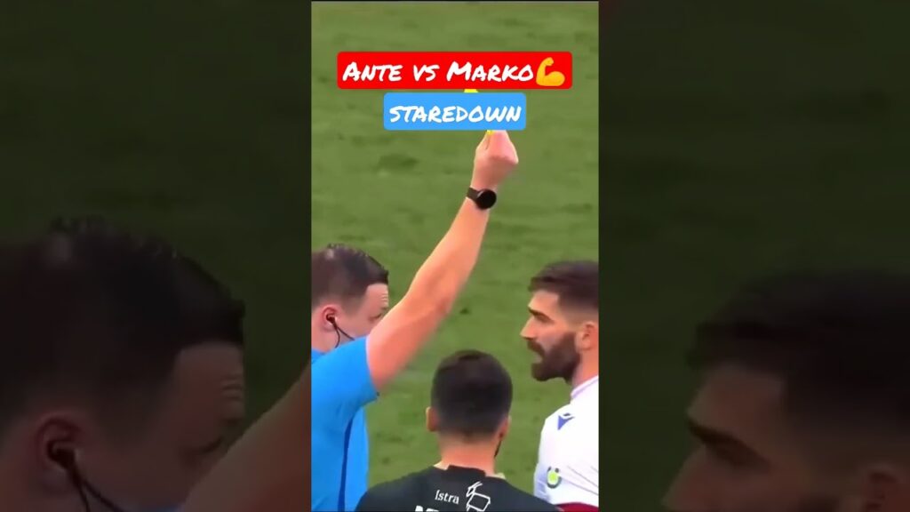 Ante Čulina vs Marko Livaja staredown 💪