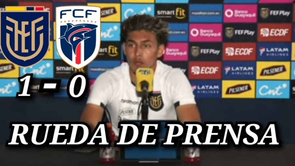 RUEDA DE PRENSA DE JEREMY SARMIENTO POST PARTIDO ECUADOR VS CABO VERDE #like #suscribete