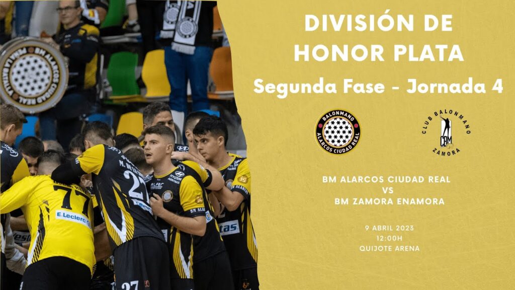 #DHPLATA - SEGUNDA FASE - JORNADA 4 - BM ALARCOS CIUDAD REAL vs BM ZAMORA ENAMORA