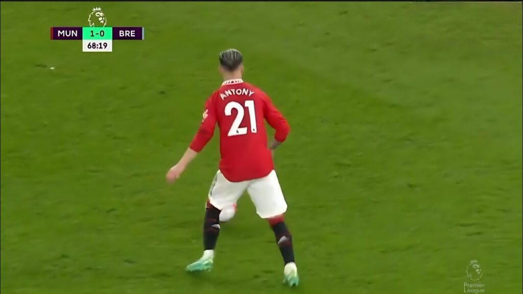 Antony insane skills vs brentford • antony manchester united