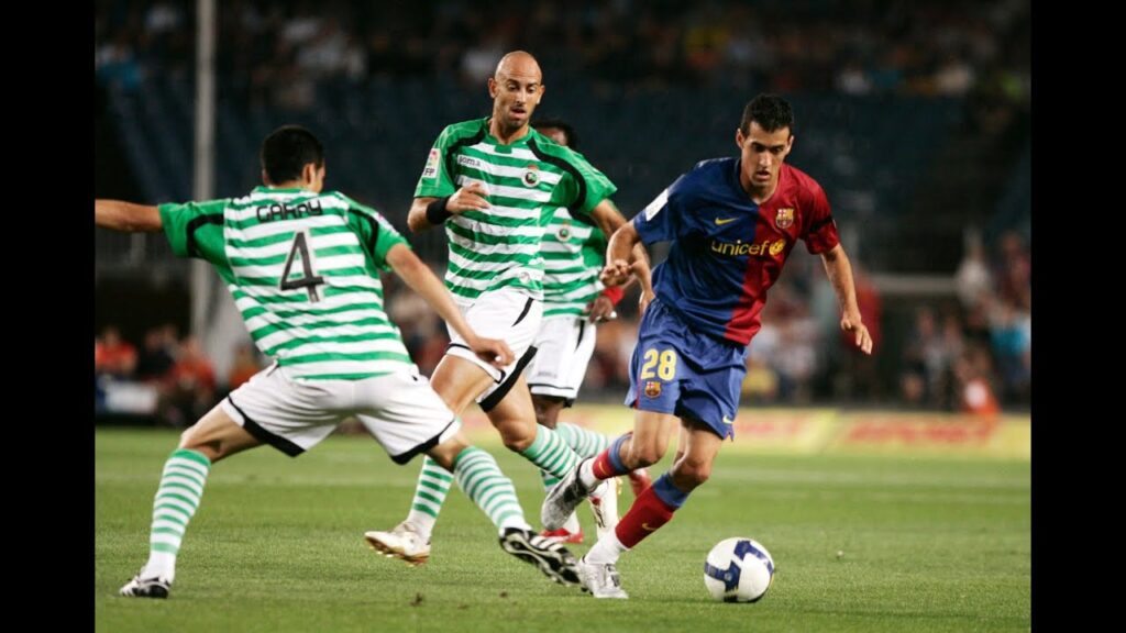 Sergio Busquets making his LaLiga debut - one of the best debuts you will ever see!