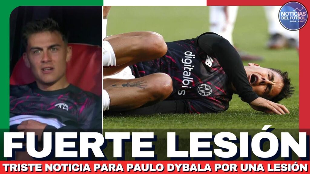 Paulo Dybala salió de la cancha ENTRE LAGRIMAS 😥 | Un fuerte momento para el goleador