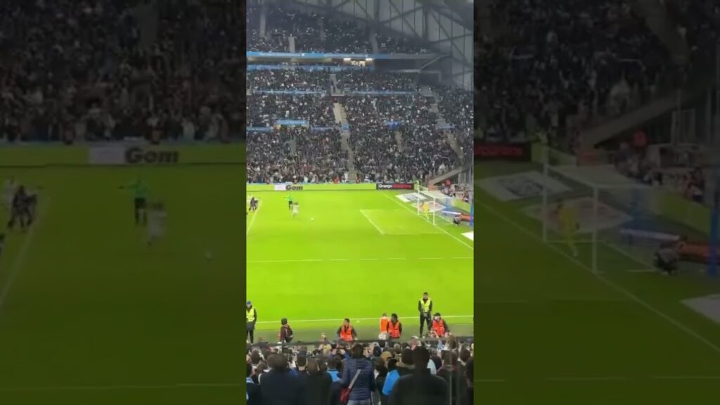 Matteo Guendouzi scores from the spot to level for Olympic Marseille against Montpellier 2023
