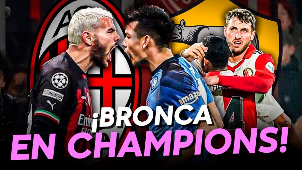 ¡CHUCKY LOZANO se PELEA en 4tos. de СНАΜPIONЅ! 🤯 | ¡SANTI GIMÉNEZ con un PIE en SEMIFINALES! 🚨