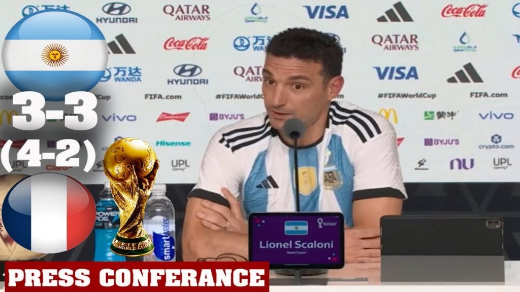 Argentina 3-3 France 4-2 I Lionel Scaloni I Post Match Interview I ARGENTINA WIN WORLD CUP QATAR