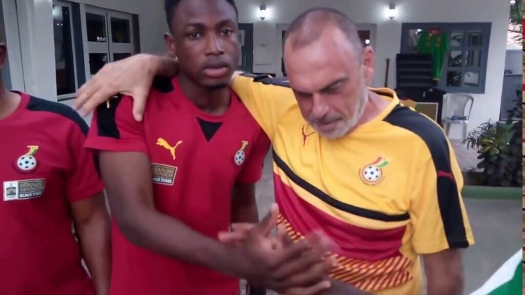 Ghana players in emotional Afcon send off for injured Baba Rahman