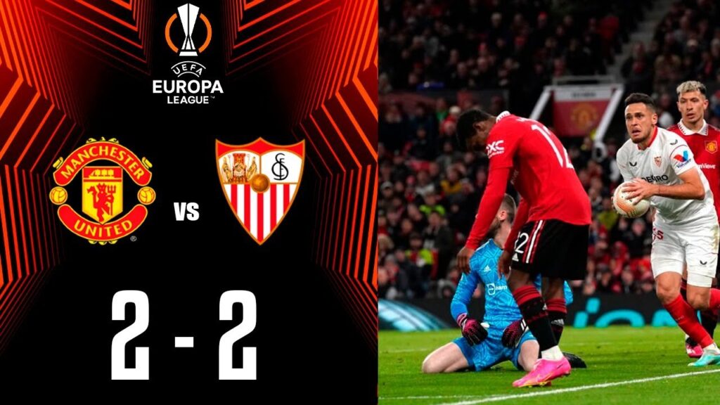Tyrell Malacia Own Goal | Manchester United vs Sevilla 2-2 | Highlights | UEFA Europa League 2022/23