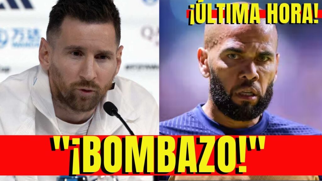 DANI ALVES VUELVE A JUGAR Y DISPUTA COPA trás ESTAR EN PRISIÓN y LIONEL MESSI SE PRONUNCIA ¡URGENTE