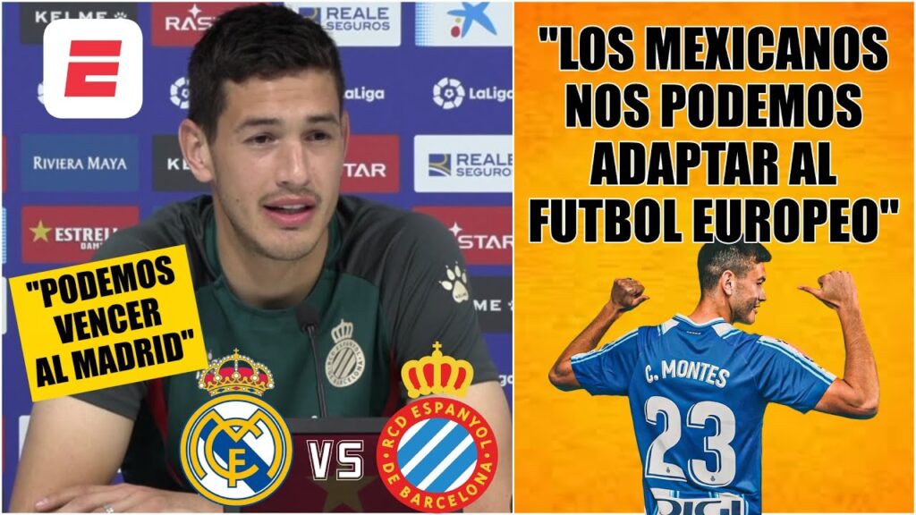 ¿VENCER al REAL MADRID? Montes: “Es el MOMENTO”. El mexicano, LÍDER del Espanyol | Rueda de Prensa ¿VENCER al REAL MADRID? Montes: "Es el MOMENTO". El mexicano, LÍDER del Espanyol | Rueda de Prensa