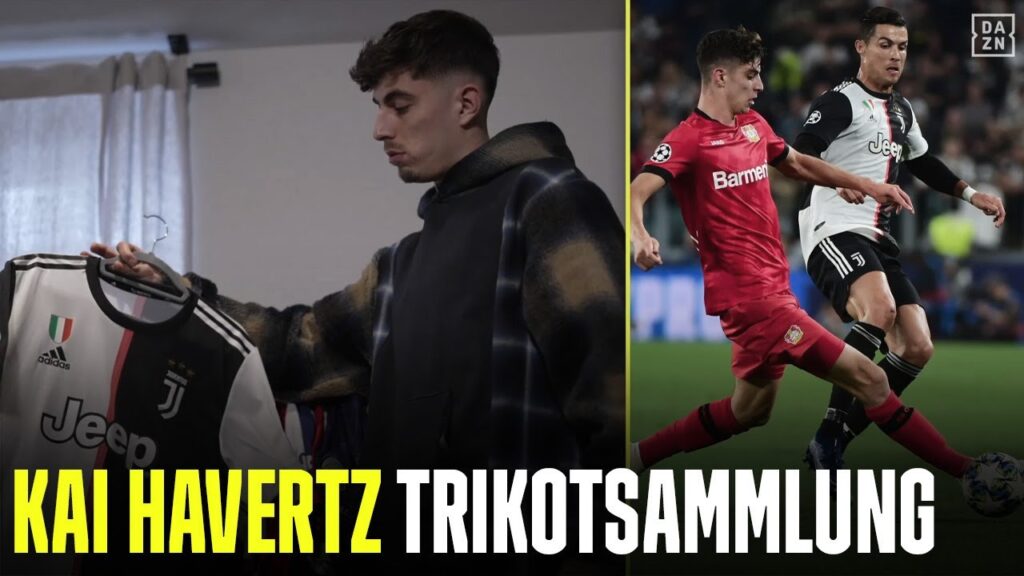 Kai Havertz stellt seine Trikotsammlung vor | DAZN