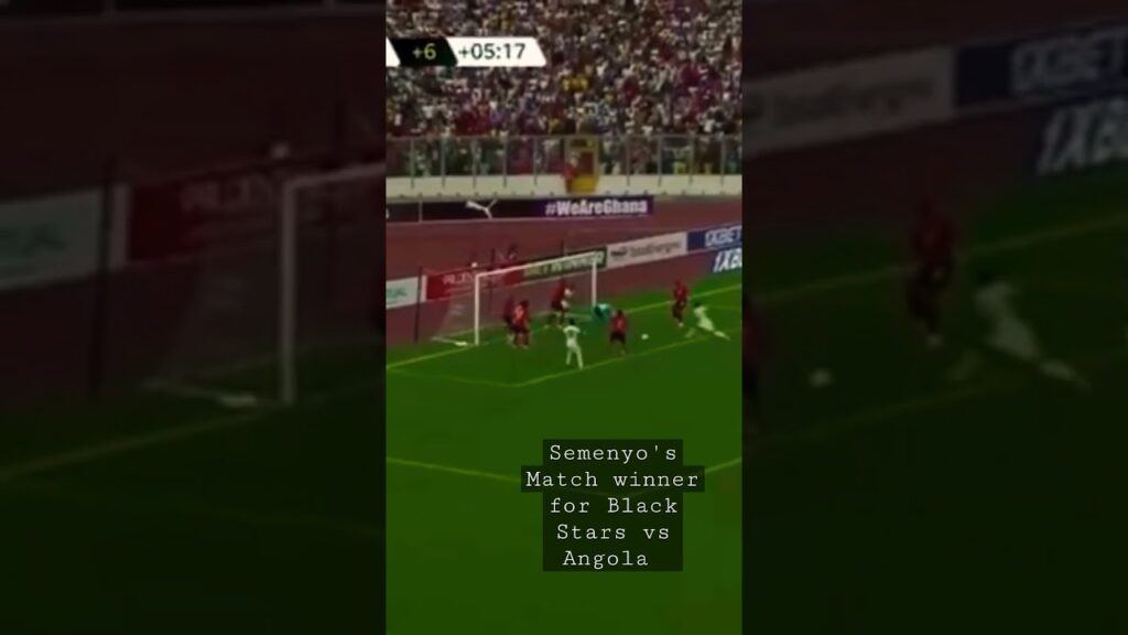 Antoine Semenyo's match winner vs Angola