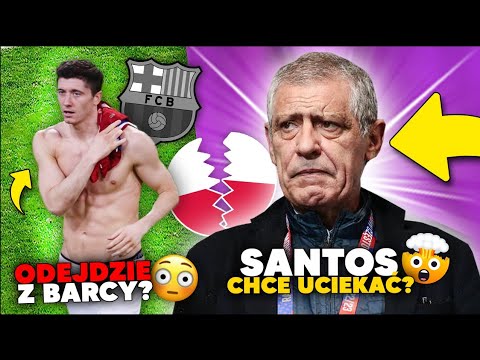 KIEPSKO... Santos UCIEKNIE Z POLSKI?! FC Barcelona PODJĘŁA DECYZJĘ! Lewandowski NIETYKALNY?