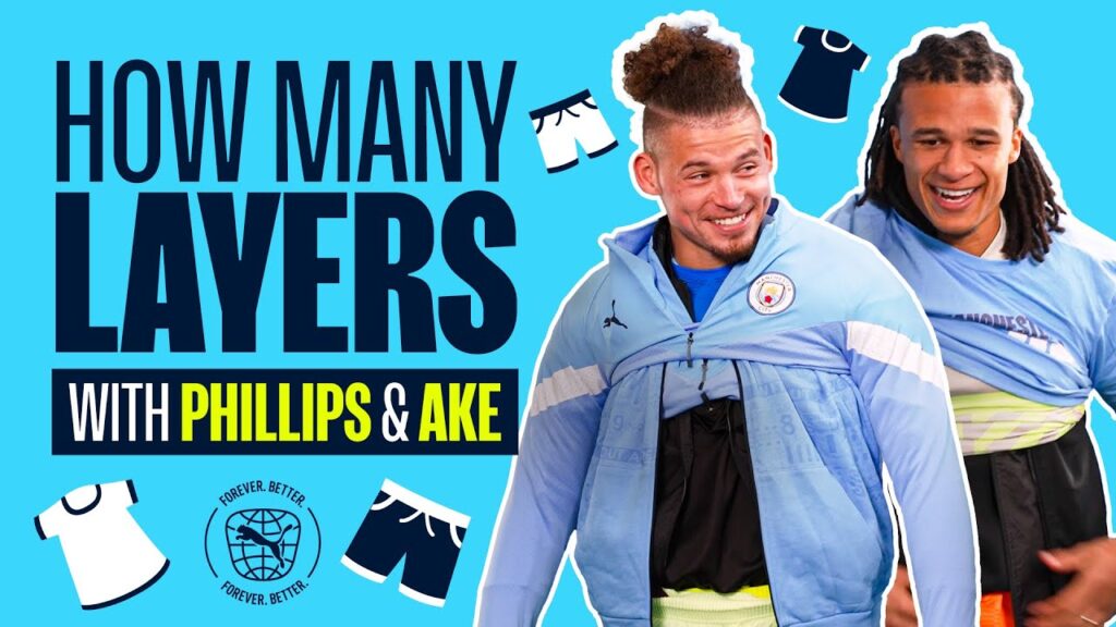 Nathan Ake puts on 50 shirts?! Kavin Phillips takes him on in the Puma RE:FIBRE challenge!